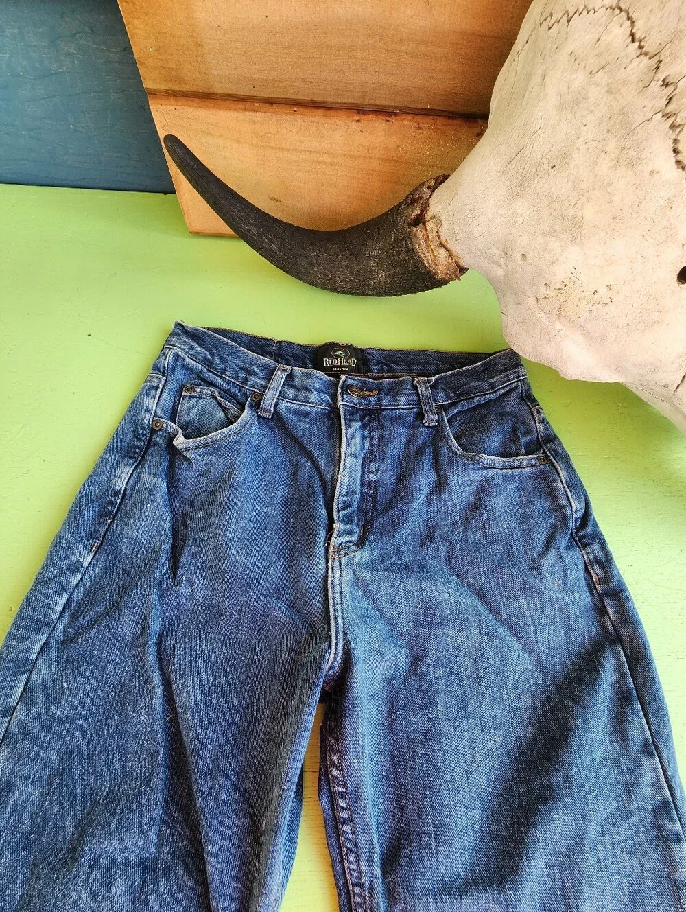 RedHead Flannel Lined Blue Jeans Size 31x30